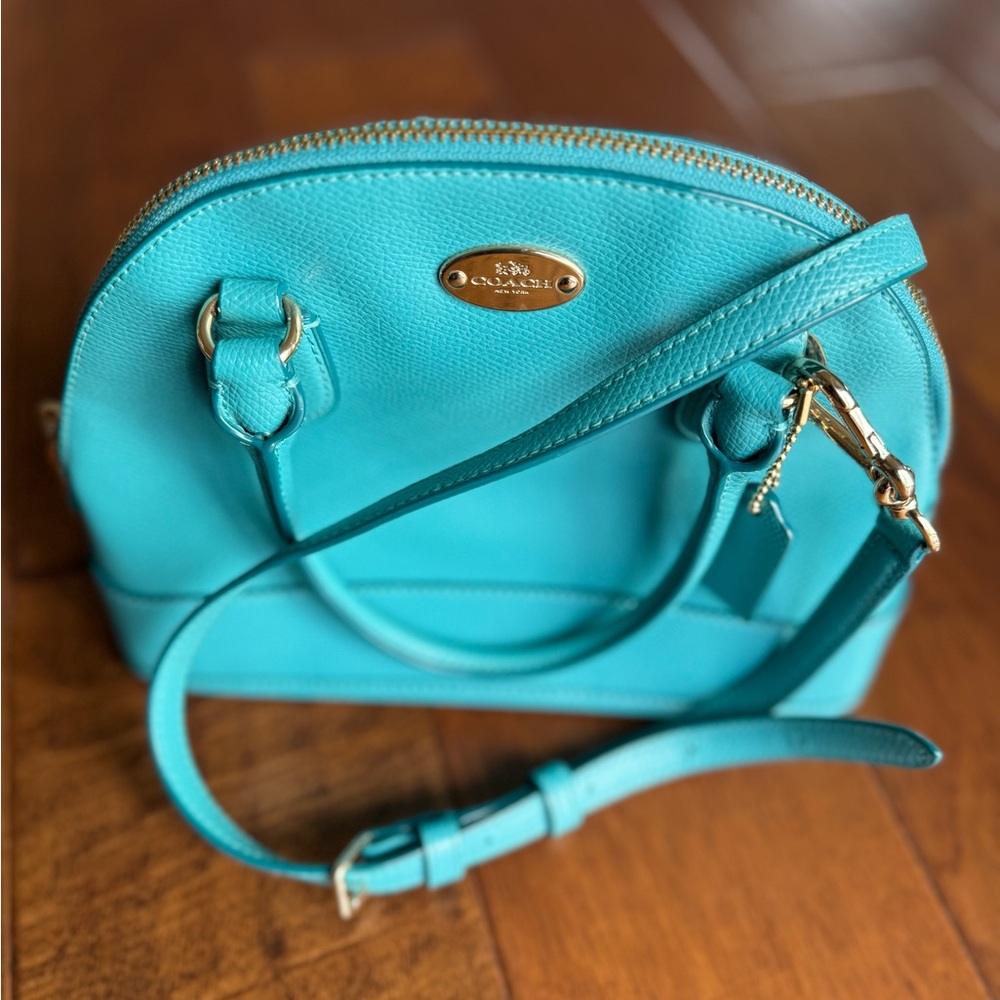 Coach Turquoise Leather Women's Bag